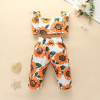 2-piece Sunflower Suit for Toddler Girl - PrettyKid