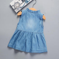 Fashion Cute Denim Dress - PrettyKid