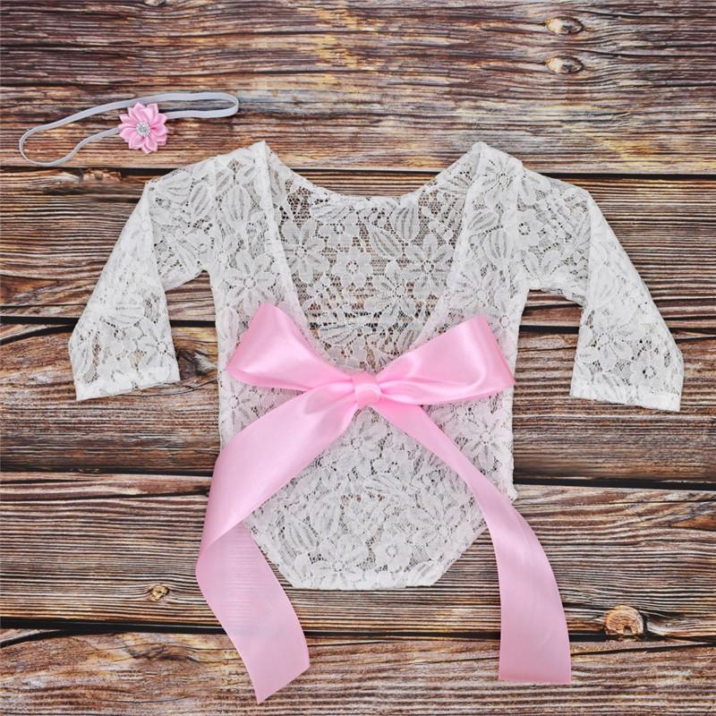 Solid Lace Baby Photographic Clothing - PrettyKid