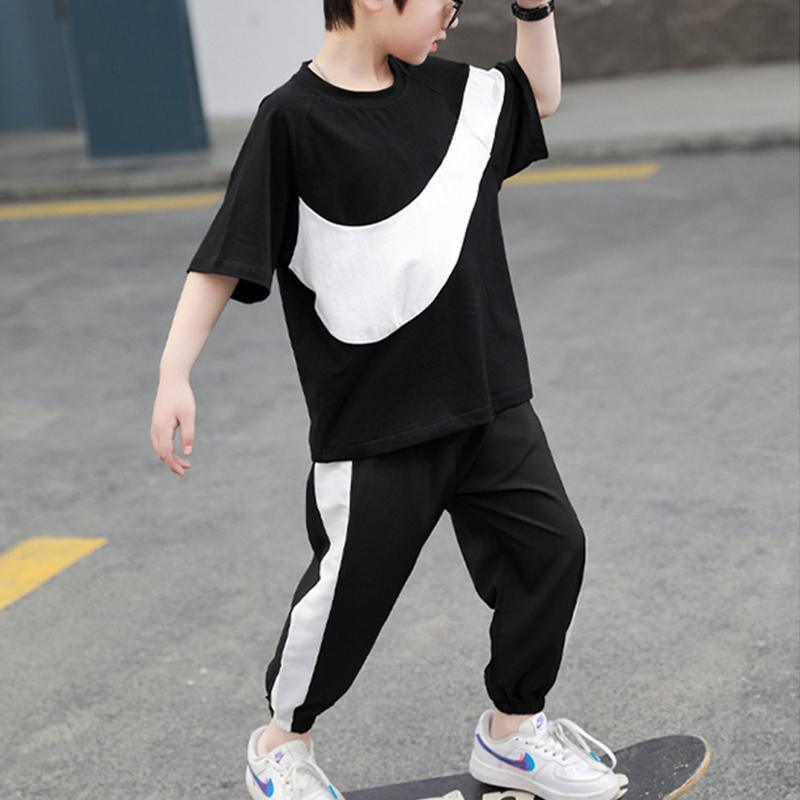 Boy Color-block Sporty Suit - PrettyKid