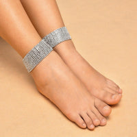 Full Drill Multilayer Foot Bare Chain - PrettyKid