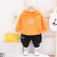 2-piece Letter Hoodie & Pants for Children Boy - PrettyKid