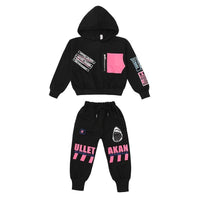 2-piece Letter Pattern Suit for Girl - PrettyKid