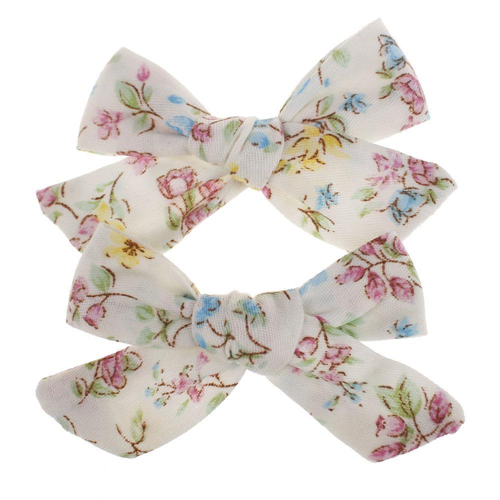 Cotton Printed Hair Clip for Girl - PrettyKid