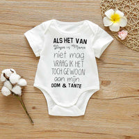 Baby Love Letter Cotton Summer Bodysuit - PrettyKid