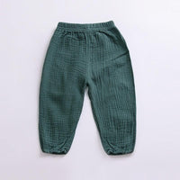 Boys' Girls' Cotton Retro Trousers Lantern Mosquito Proof Harlan Pants - PrettyKid