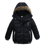 Children's Cotton Jacket Winter Boys Thickened Warm Cotton Jacket Coat - PrettyKid