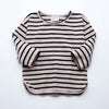 Toddler Girls' Cotton Stripe Round Neck T-Shirt Top - PrettyKid