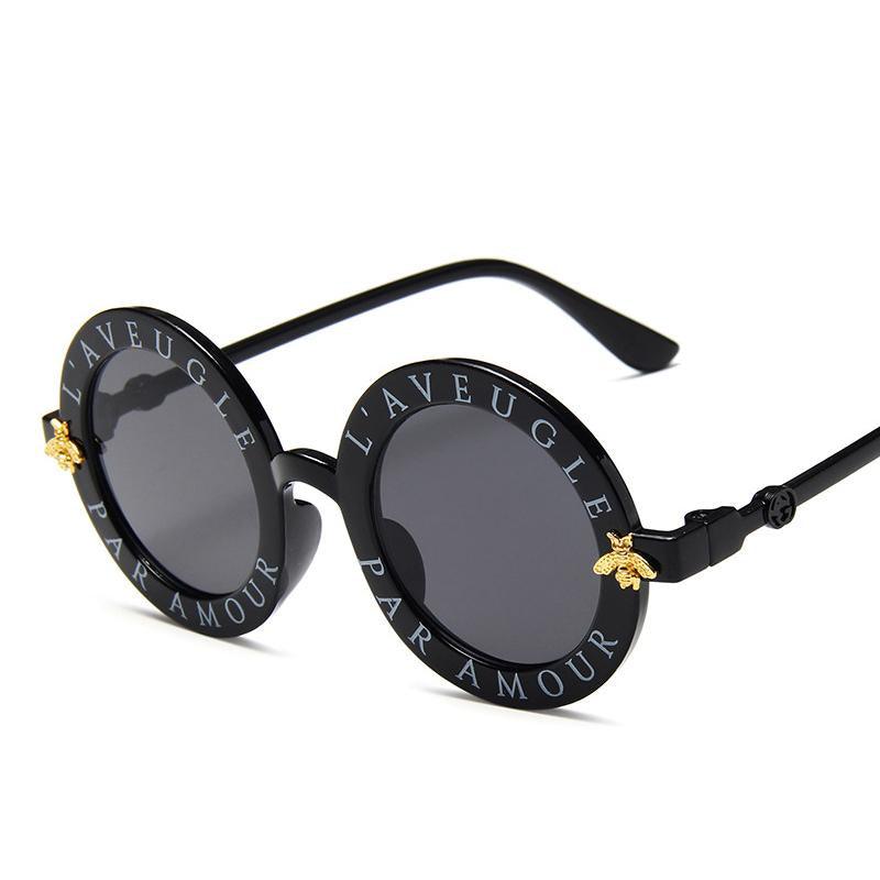 Letter Pattern Sunglasses - PrettyKid