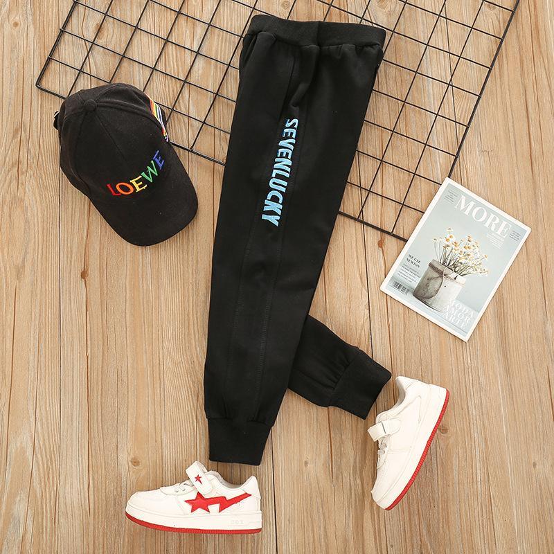 Letter Pattern Sports Pants for Boy - PrettyKid