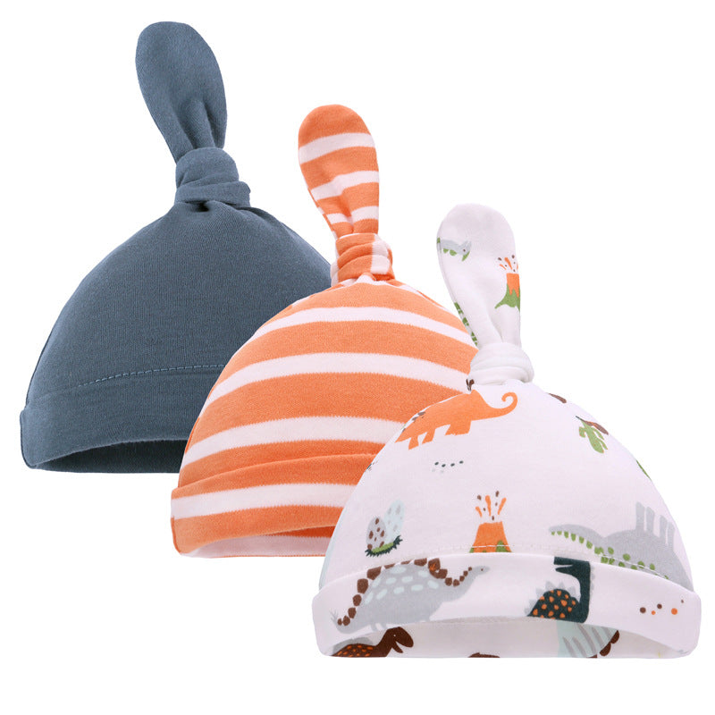 Baby Cotton Color-block Baby Hat - PrettyKid