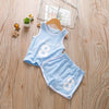 2-piece Letter Pattern Vest & Shorts for Children Boy - PrettyKid