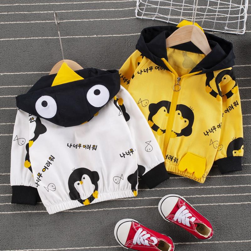 Penguin Pattern Jacket for Children Boy - PrettyKid