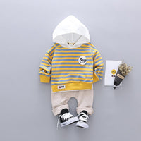 2-piece Striped Hoodie & Pants for Children Boy - PrettyKid