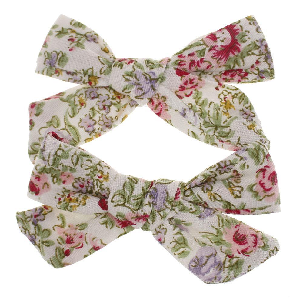 Cotton Printed Hair Clip for Girl - PrettyKid