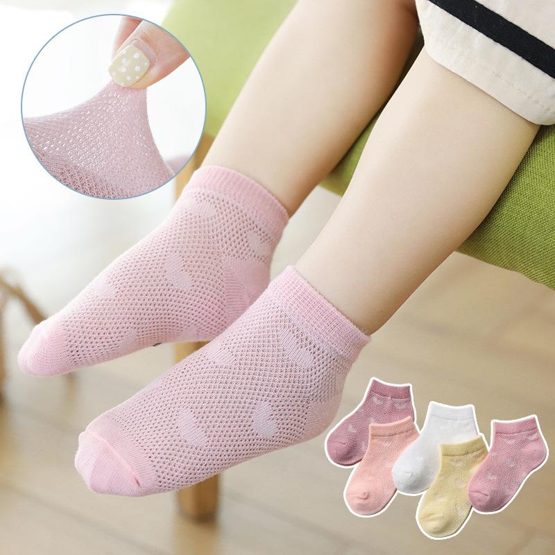 5-piece Cartoon Pattern Breathable Socks for Baby - PrettyKid