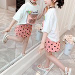 2-piece T-shirt & Polka Dot Skirt for Girl - PrettyKid