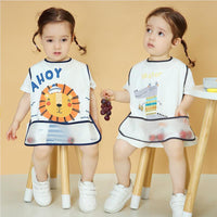 spanish childrenswear wholesalers Cartoon Print Baby Gown - PrettyKid