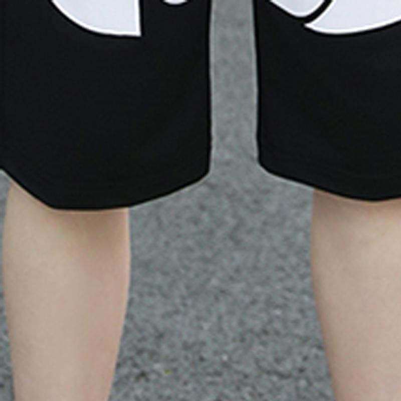 Boy Letter Print Sporty Suit - PrettyKid