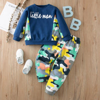 2-piece Camouflage Sweatshirt & Pants for Children - PrettyKid