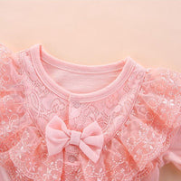 Lace Bodysuit for Baby Girl Wholesale Children's Clothing - PrettyKid