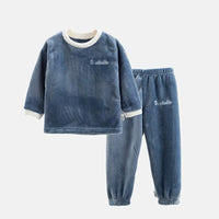 2-piece Fleece Casual Suit for Children Boy - PrettyKid