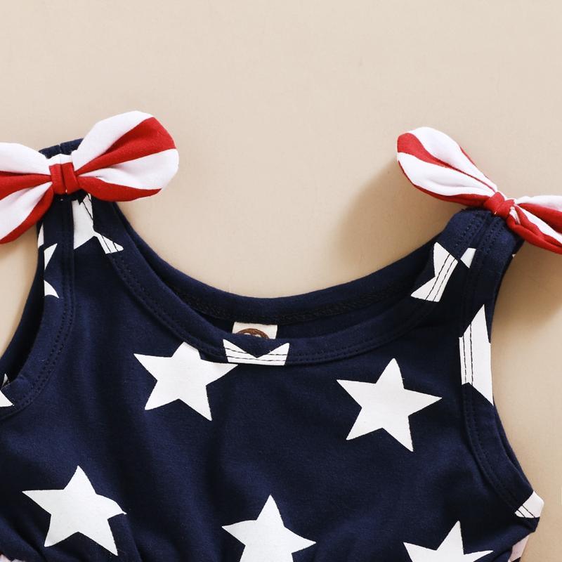 Toddler Girl Independence Day Cami Dress - PrettyKid