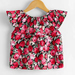 2-piece Floral Pattern Sleeveless Top & Pants for Toddler Girl Wholesale Children's Clothing - PrettyKid