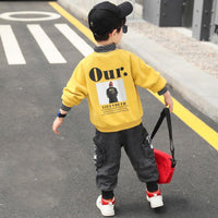 Fleece-lined Turtleneck Sweatshirt for Boy - PrettyKid