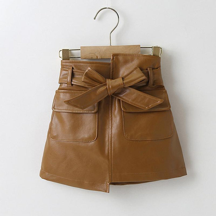 PU Skirts for Toddler Girl Children's Clothing - PrettyKid