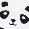 Baby Girl Panda Print Fly Sleeve Spliced Dot Dress - PrettyKid