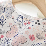 Bowknot Decor Floral Printed Dress for Toddler Girl Wholesale children's clothing - PrettyKid