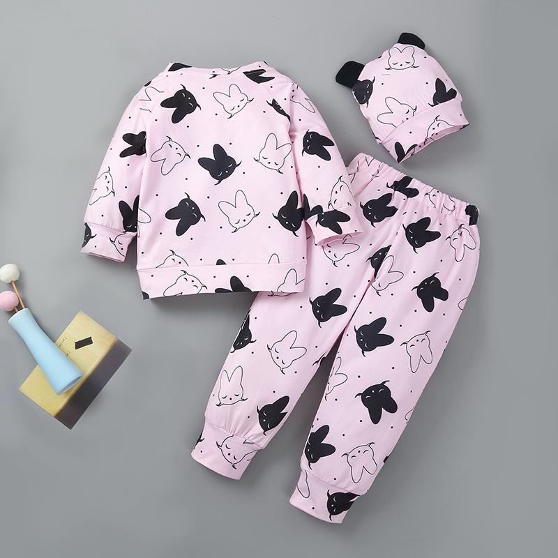 3-piece Hat & Sweatshirt & Pants for Baby Girl - PrettyKid