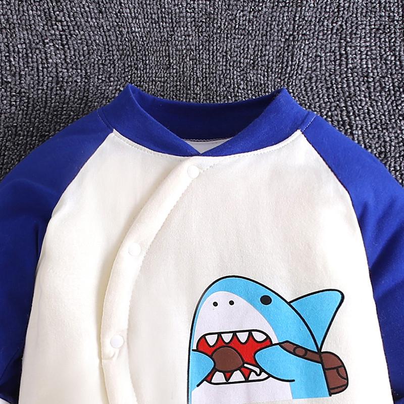 Shark Pattern Jumpsuit for Baby Boy - PrettyKid