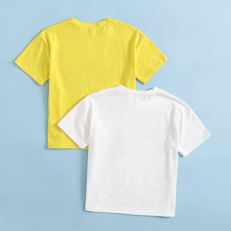 Girl Letter Print T-shirt - PrettyKid