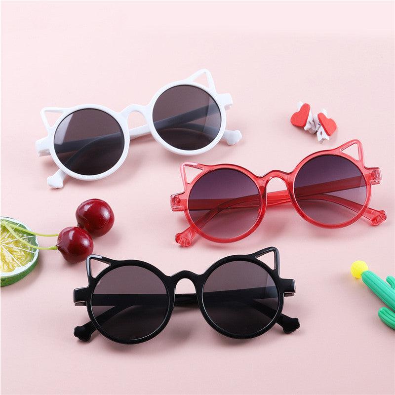 Children Cat Ears Design Sunglasses - PrettyKid