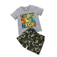 9M-4Y Seaside Beach Shorts Set Baby Boy Sets Trendy Baby Clothes Wholesale - PrettyKid