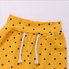 Polka Dot Ruffled Sweatshirt and Pants Set Wholesale children's clothing - PrettyKid