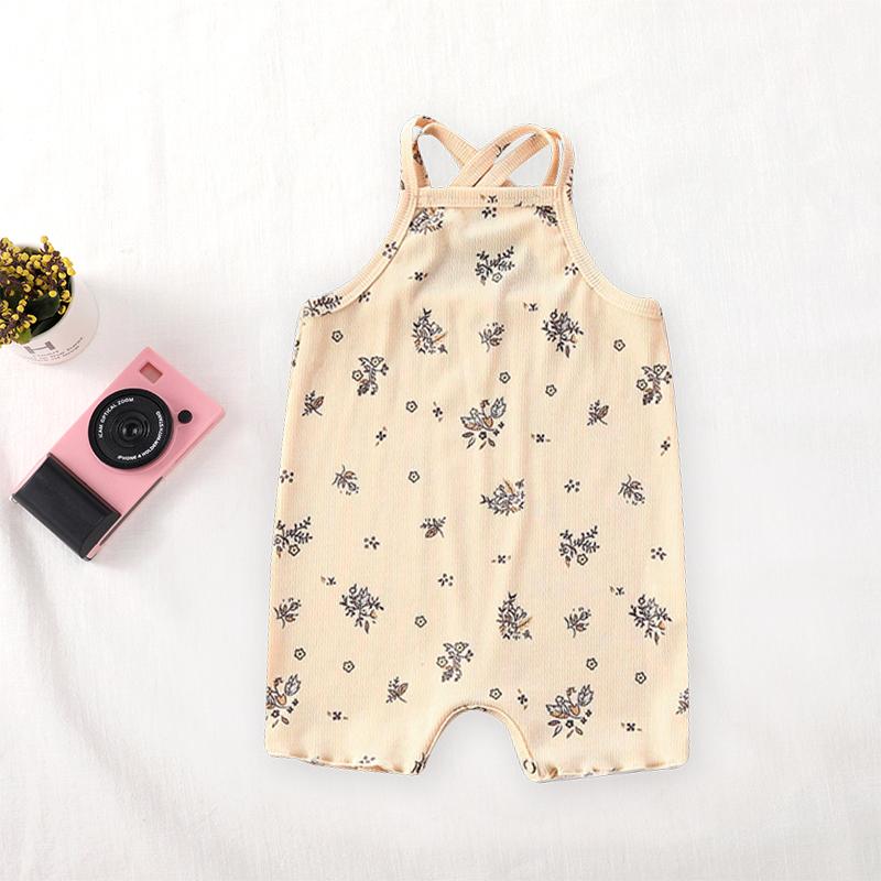Sling Floral Printed Dress for Baby Girl Wholesale children's clothing - PrettyKid