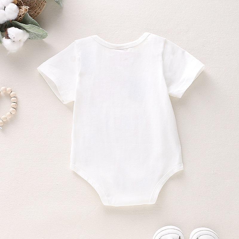 Baby Independence Day Glasses Printing Bodysuit - PrettyKid