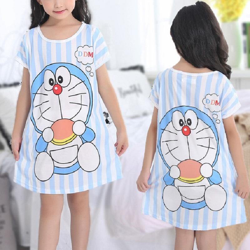 Cartoon Design Pajamas Dress for Girl - PrettyKid