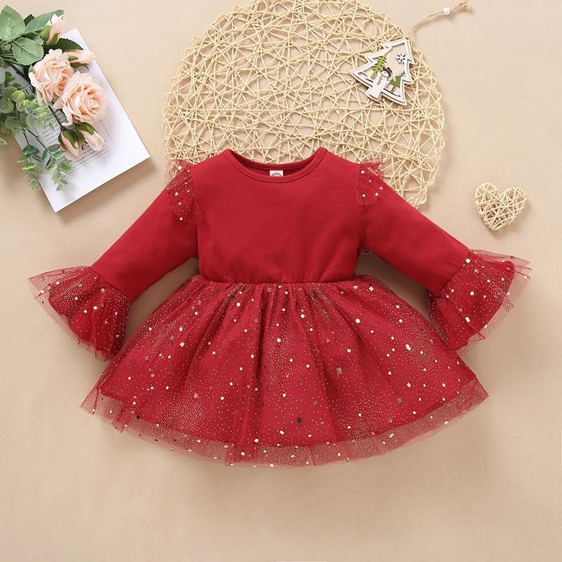 Long Sleeve Mesh Princess Dress for Toddler Girl - PrettyKid