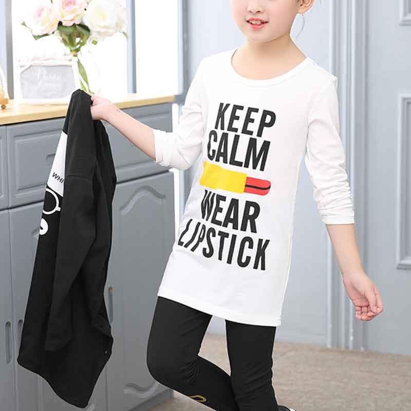 3-piece Coat & Long Sleeve T-shirt & Pants for Girl - PrettyKid