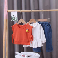 3-piece Vest & Shirt & Pants for Toddler Girl - PrettyKid