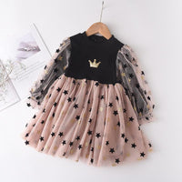 Star Printing Dress for Toddler Girl - PrettyKid