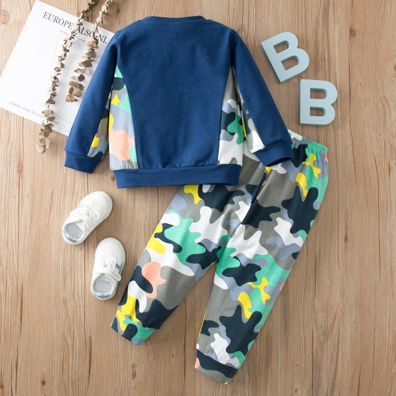 2-piece Camouflage Sweatshirt & Pants for Children - PrettyKid