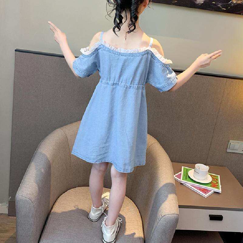 Sling Denim Dress for Girl - PrettyKid