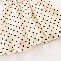 Toddler Ruffle Trim Polka Dot Cami Dress - PrettyKid