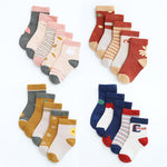 Baby 5-Pairs Cartoon Casual Socks Sets Baby Accessories Wholesale - PrettyKid