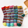 Women 5-Pairs Casual Winter Socks Accessories Wholesale - PrettyKid